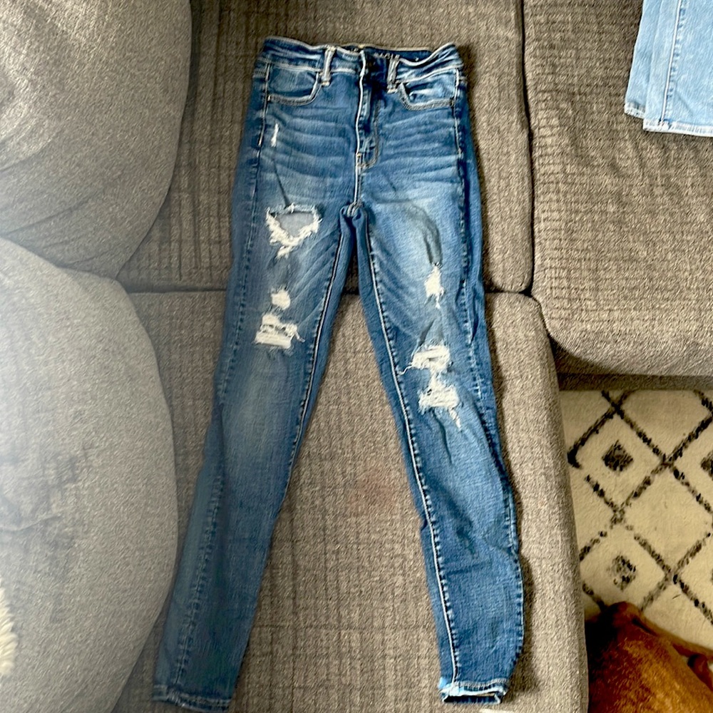 Dark Blue American Eagle Jeans